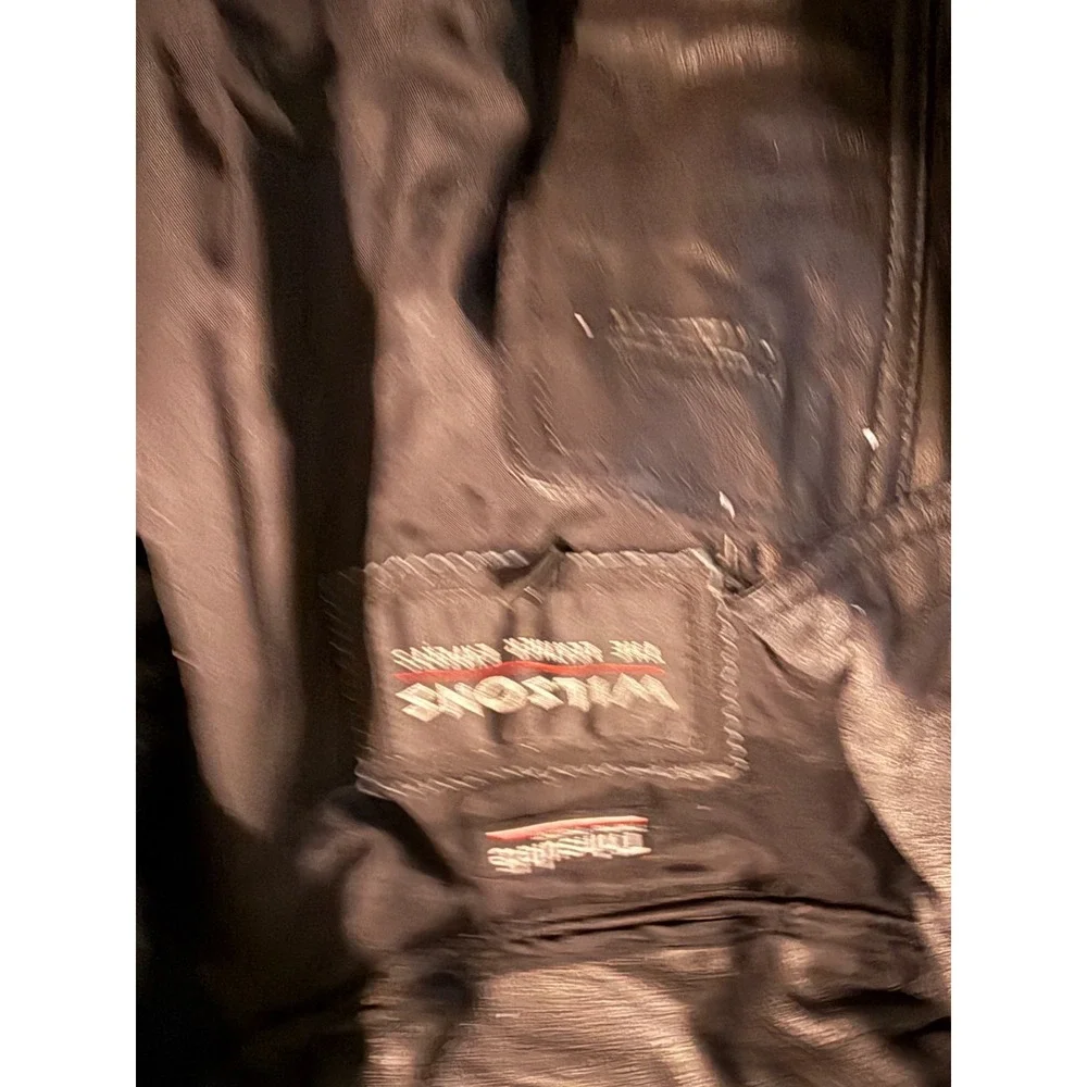 Wilsons Leather Mens‎ Black Trench Coat 3M Thinsulate Insulated Lined